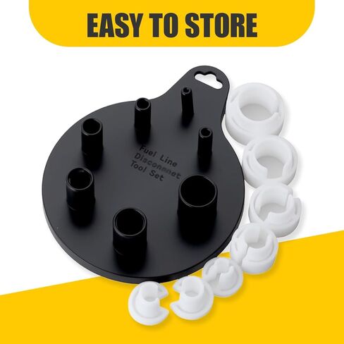 A/C and Fuel Line Quick Disconnect Tool Set – 7 SAE Standard Sizes 1/4" to 7/8" – Plastic Automotive AC/Fuel Hose Removal Tool Kit for Car Repair, HVAC Maintenance, Oil Pipe Applications in Saudi Arabia