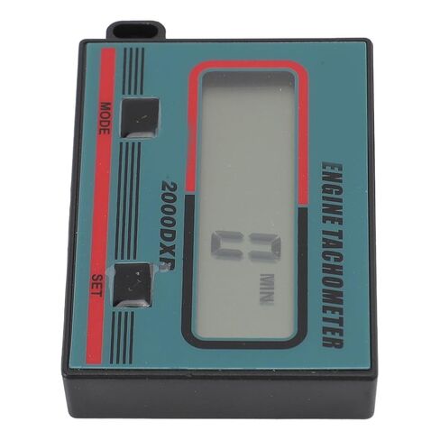 مقياس سرعة دوران المحرك النبضي، شاشة LCD رقمية 100-30000 دورة في الدقيقة 1 دقيقة - 99999 دقيقة مشبك سلك نطاق التوقيت لمحركات البنزين والمناشير وجزازات العشب والدراجات النارية ATVs وسيارات الثلج in Kuwait