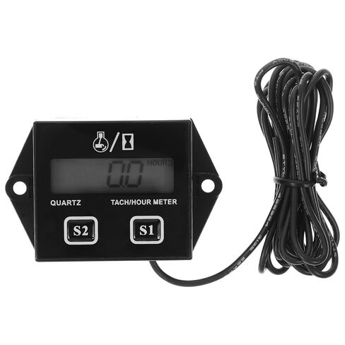 POPETPOP Digital Display Tachometer and Engine Speedometer for Chainsaw and Lawn Mower with Pulse Sensor, High Precision Electronic Gauge for ATV and Motorcycle Engine Maintenance in Saudi Arabia