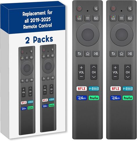 2 Pack for Samsung Smart TV Remote, Universal Control Replacement for Samsung 2019-2025 QLED Crystal UHD Smart TVs (NO Voice Function) in Saudi Arabia