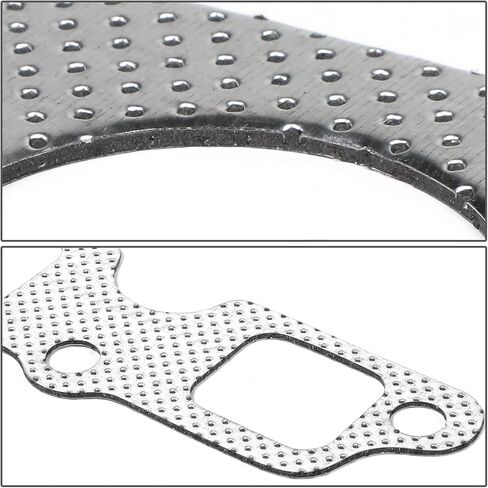 Auto Dynasty 2MM Thick Header Exhaust Manifold Gasket Compatible with Toyota Carina Corolla 71-82 - Steel Graphite in Saudi Arabia