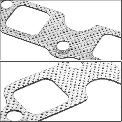 Auto Dynasty 2MM Thick Header Exhaust Manifold Gasket Compatible with Toyota Carina Corolla 71-82 - Steel Graphite in Saudi Arabia