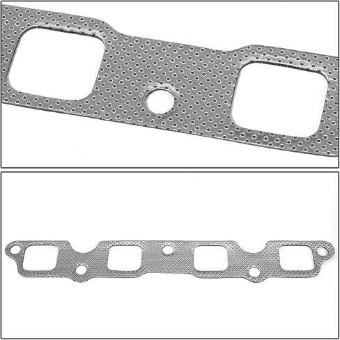 Auto Dynasty 2MM Thick Header Exhaust Manifold Gasket Compatible with Toyota Carina Corolla 71-82 - Steel Graphite in Saudi Arabia