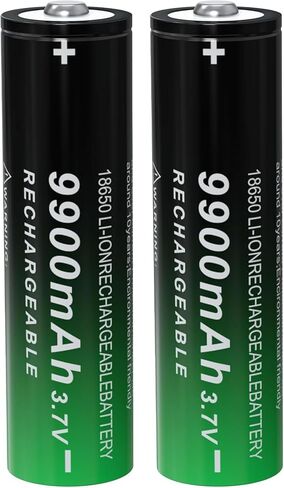 3.7V Rechargeable Battery Design for Flashlight Mod Camera & Flashlights, Heldlights, Toys High Performance Rechargeable Battery (Flat Top, 4 Pack) in Kuwait