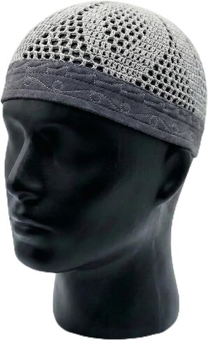 Premium Kufi, Handmade in Egypt, Multiple Sizes, Kufi Hats for Men, Muslim Hats for Men, Kuffi, African Hats for Men in Saudi Arabia