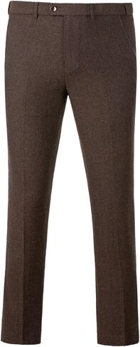 بنطال تويد للأولاد من خليط الصوف المتعرج، مقاس نحيف، مناسب للأطفال الصغار، بنطلون موحد للمدرسة لحفلات العودة للوطن in Kuwait