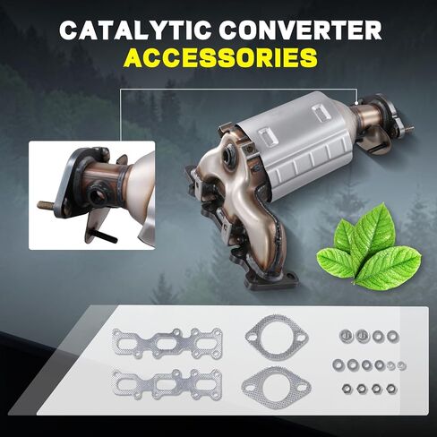 Catalytic Converter 19516 for 2013-2019 Ford Explorer/Taurus/Flex 3.5L, 2013-2019 Police Interceptor 3.7L, 2013-2016 Lincoln MKZ/MKS 3.7L, Replaces 19517 30584 30585 (EPA Compliant) in Saudi Arabia