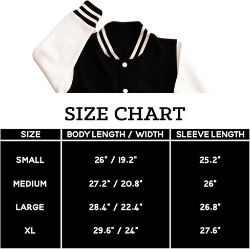 Adult Varsity Jacket, Letterman Baseball Bomber, Full-Zip Lightweight Coat, Ribbed Trim (EB3512NP) in Saudi Arabia