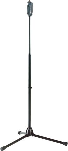 K&M König & Meyer 25680.577.55 One Hand Microphone Stand | Soft Touch Easy Clutch for Adjustable Height | Mic Mount Holder | Foldable Tripod Base | Professional Grade | Made In Germany | Black in Kuwait