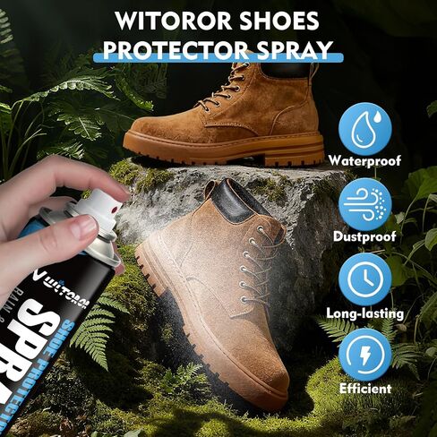 بخاخ واقي للأحذية، حماية نانو مقاومة للماء للمطر والبقع للأحذية الرياضية والجلد وجلد النوبوك والجلد السويدي والقماش 6.7 أونصة in Kuwait