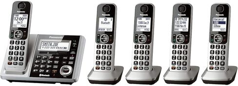 Panasonic KX-TGF375S DECT 5-Handset Landline Telephone (Renewed) in Saudi Arabia