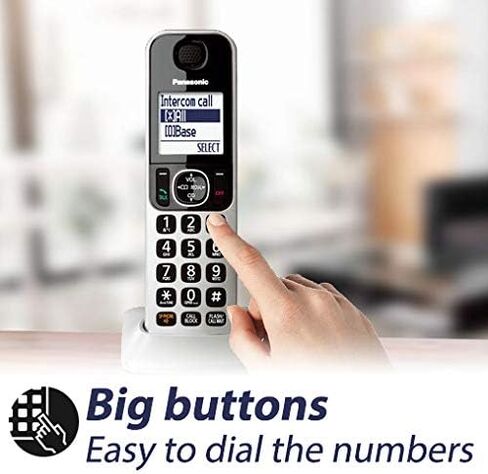 Panasonic KX-TGF375S DECT 5-Handset Landline Telephone (Renewed) in Saudi Arabia