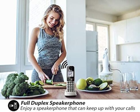 Panasonic KX-TGF375S DECT 5-Handset Landline Telephone (Renewed) in Saudi Arabia