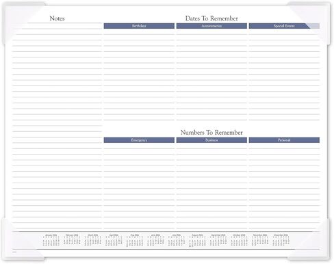AT-A-GLANCE 2026 مناظر طبيعية بانورامية 21.75 بوصة × 17 بوصة تقويم لوحة مكتب شهري (89802-26) in Saudi Arabia