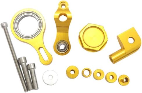 Compatible With YZF R6 Motorcycle Models 2006 2016 Steering Damper Bracket Stabilizer Linear Mount Support(Golden) in Saudi Arabia