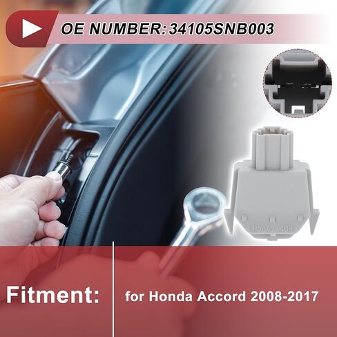 1 Pcs License Plate Light Socket for Honda Accord 2008-2017 No.34105-SNB-003/34105SNB003 Lamp Bulb Connector in Kuwait