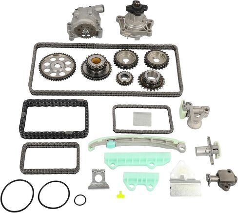 Engine Timing Chain Kits Fit for 2006-2007 for Suzuki for Grand Vitara 2.7L 2004 for Vitara 2.5L 1999-200 for Grand Vitara 2.5L Replace# 12761-85FA0 with Sprocket&Tensioner in Kuwait