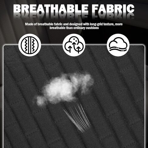 Car Back Seat Cover with Side Pockets,Breathable & All-Season Bench Seat Cover for Back Seats Protection,Anti-Slip Backs Seats Protector Car Interior Accessories for Cars,SUVs in Kuwait