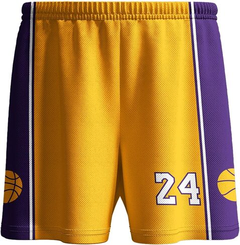 قمصان كرة السلة للأطفال رقم 24 شورت علوي بدون أكمام شبكي كلاسيكي للأولاد والبنات بدون أكمام زي التدريب الرياضي in Kuwait