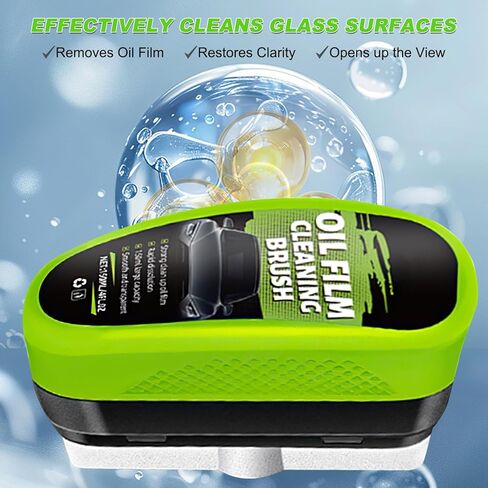 فرشاة تنظيف فيلم زيت السيارات، 2026 ترقية منظف الزجاج الأمامي للسيارة Clearvision، فرشاة تنظيف فيلم الزيت، أداة تنظيف الزجاج الأمامي للسيارة Clearvision، تمنع المطر والضباب (150 مل) in Kuwait