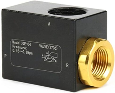 صمام مساعد صمام العادم السريع QE QE-01 QE-02 QE-03 QE-04 1/8 "1/4" 3/8 "1/2"(QE-04) in Kuwait