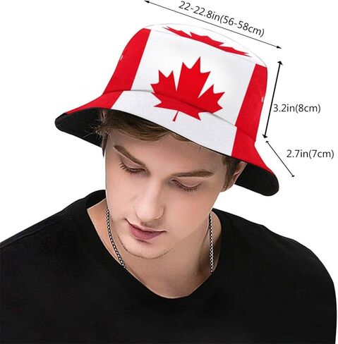 Flag Bucket Hat Patriotic Flag Fisherman Hat Sun Protection Hat for Summer Outdoor Traveling in Saudi Arabia