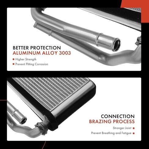 A-Premium Rear HVAC Heater Core Compatible with Honda Odyssey 1999 2000 2001 2002 2003 2004, Replace# 79110-S0X-A51, 79110S0XA51 in Kuwait