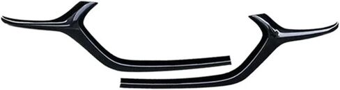 Compatible For Mazda 3 Sedan Car Grille Trim Strip ABS Front Bumper Diffuser Lip Grills Cover Accessories Refit 2019-2022 Year in Kuwait