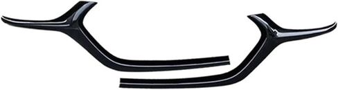 Compatible For Mazda 3 Sedan Car Grille Trim Strip ABS Front Bumper Diffuser Lip Grills Cover Accessories Refit 2019-2022 Year in Kuwait