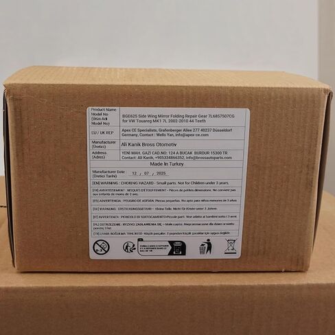 BGE625 الجانب الجناح مرآة قابلة للطي إصلاح والعتاد 7L6857507CG متوافق مع V.W. طوارق MK1 7L 2002-2010 44 أسنان in Saudi Arabia