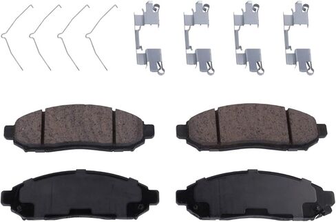 Replacement Front Disc Brake and Pad Kit 2-Wheel Set Compatible with Suzuki Equator 2009 (Crew Cab) in Saudi Arabia