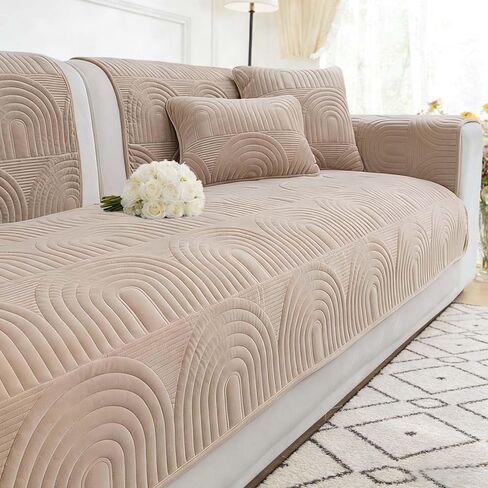 Couch Cover Washable Dog Sofa Cover Non-Slip Couch Cushion Covers Soft Sofa Cover for Pet Furniture Protector (1PC,Grey, 36"X71",Without Armrest or Backrest Cover) in Saudi Arabia