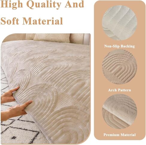 Couch Cover Washable Dog Sofa Cover Non-Slip Couch Cushion Covers Soft Sofa Cover for Pet Furniture Protector (1PC,Grey, 36"X71",Without Armrest or Backrest Cover) in Saudi Arabia
