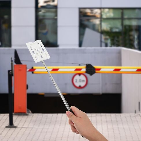 حامل بطاقة قضيب تلسكوبي لمواقف السيارات بدون تلامس قضيب الدفع وقوف السيارات حصيلة الضرب عصا بطاقة الوصول المنتزع أداة in Kuwait