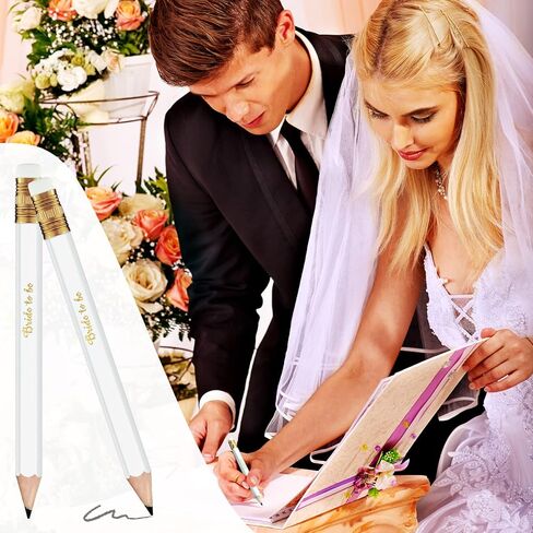 Chinco 72 Pieces Bridal Shower Game Pencils Wedding Pencils Pre Sharpened Mini Short 4 Inch Game Bridal for Wedding Shower Favors Presents Gifts Golf Classroom School(Classic) in Saudi Arabia