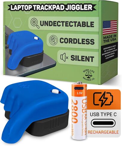 لوحة التتبع القابلة لإعادة الشحن - منفذ شحن USBC - غير قابل للاكتشاف - ماوس لاسلكي - لا يعمل على DeII - يحافظ على لوحة اللمس نشطة، الكمبيوتر المحمول مستيقظًا - محرك ماوس ميكانيكي - مفتاح تشغيل/إيقاف in Kuwait