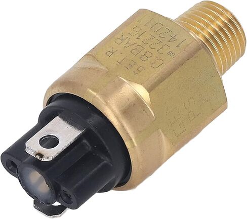 Heavy Duty Excavator Pressure Sensor Switch Brass Construction 0.8bar High Performance Pressure Switch Replacement Specifically Designed for LiuGong Excavators in Saudi Arabia