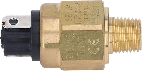 Heavy Duty Excavator Pressure Sensor Switch Brass Construction 0.8bar High Performance Pressure Switch Replacement Specifically Designed for LiuGong Excavators in Saudi Arabia