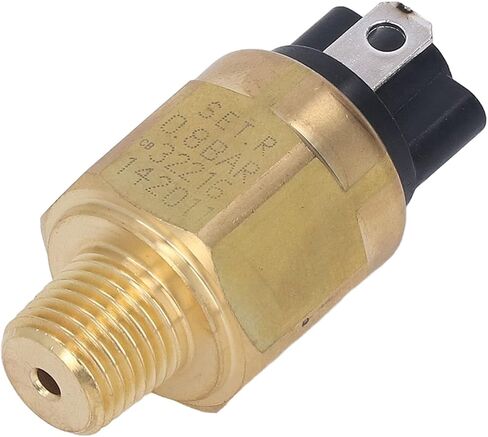 Heavy Duty Excavator Pressure Sensor Switch Brass Construction 0.8bar High Performance Pressure Switch Replacement Specifically Designed for LiuGong Excavators in Saudi Arabia
