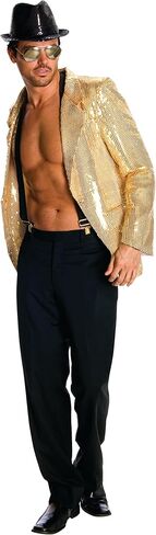 Rubie's Costume Deluxe Men's Gold Sequin Jacket Costume in Kuwait