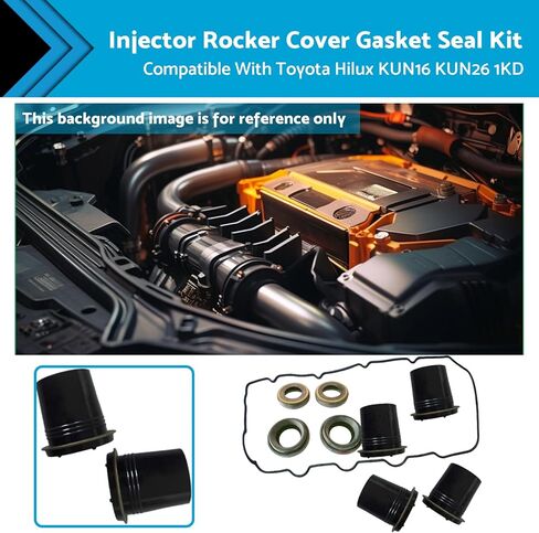 Fuel Injector Rocker Cover Gasket Seal Kit Suitable for Toyota Hilux KUN16 KUN26 1KD in Kuwait