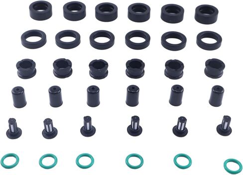 JEENDA 6 X Outboard Fuel Injector Service Repair Kits 65L-13938-00-00 65L-8259N-00-00 65L-13761-00-00 Compatible with Yamaha Outboard 150HP 200HP 225HP 250HP 1997-2005 in Saudi Arabia