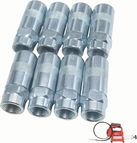 8PK Grease Gun Tips Replaces for Miwaukiee M18 Grease-Gun Coupler 49-16-2649 & M12 Cordless Grease Guns - High-Pressure Nozzle Tips - Compatible with Miwaukiee 2448-20, 2449-20, 2450-20 in Kuwait