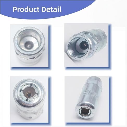 8PK Grease Gun Tips Replaces for Miwaukiee M18 Grease-Gun Coupler 49-16-2649 & M12 Cordless Grease Guns - High-Pressure Nozzle Tips - Compatible with Miwaukiee 2448-20, 2449-20, 2450-20 in Kuwait