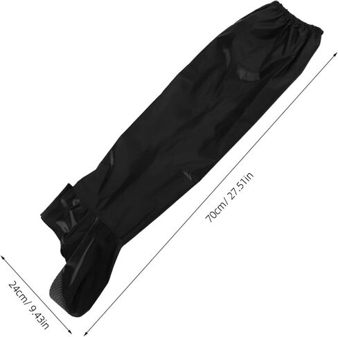 Mipcase 1pair Rain Pants for Men and Women Lightweight Gear for Hiking Motorcycling and Outdoor Activities Unisex Rain Gear for All-Day Comfort Black in Saudi Arabia