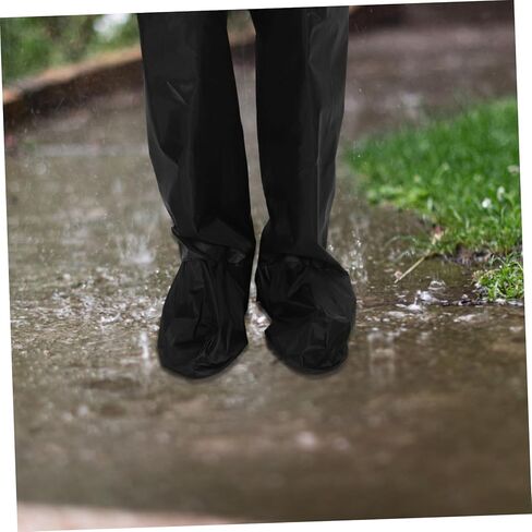 Mipcase 1pair Rain Pants for Men and Women Lightweight Gear for Hiking Motorcycling and Outdoor Activities Unisex Rain Gear for All-Day Comfort Black in Saudi Arabia