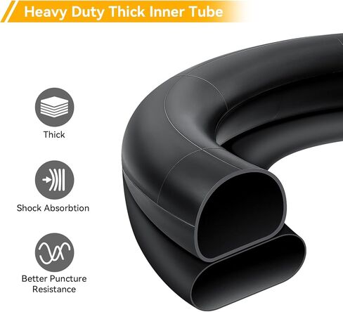 Thickned 40% 2.50/2.75-10 Inner Tube, Heavy Duty 2.50-10 2.75-10 Dirt Bike Tube with TR4 Straight Valve Stem, Compatible with Honda Crf50/Xr50, Razor MX650/MX500, Suzuki DRZ70/JR50, Yamaha PW50 2Pcs in Saudi Arabia