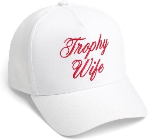 xo, Fetti Trophy Wife Trucker Hat | White, Red Embroidery, Snapback, Adjustable Fit, Bachelorette, Bridal Shower, Bride Gift, Party Hat, Engagement, Wifey in Saudi Arabia