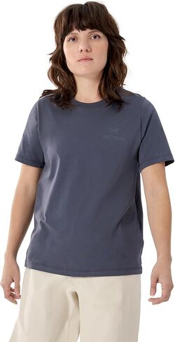 Arc'teryx Kragg SL قطن شعار طاقم SS للسيدات | تي شيرت التسلق من القطن الناعم مع رسم على الصدر in Kuwait