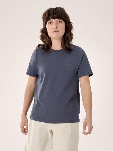 Arc'teryx Kragg SL قطن شعار طاقم SS للسيدات | تي شيرت التسلق من القطن الناعم مع رسم على الصدر in Kuwait